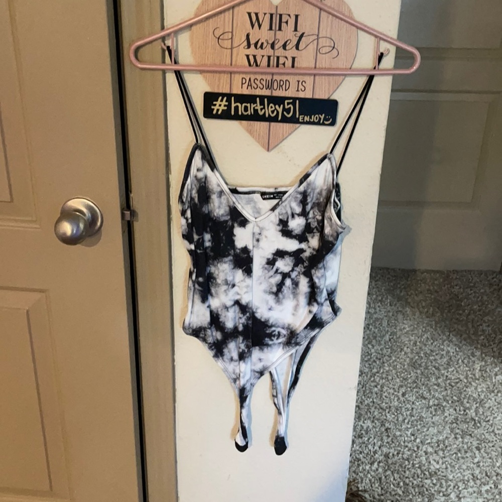 Tie dye body suit